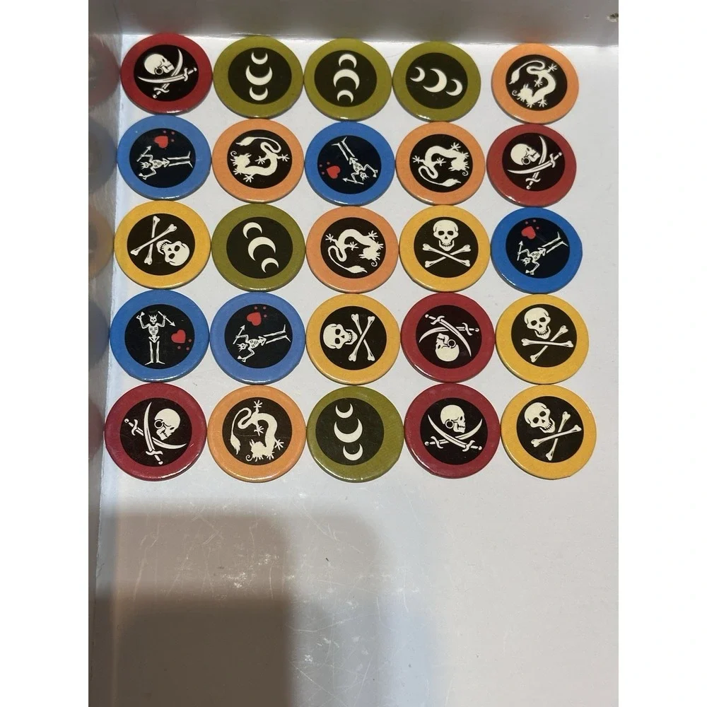 Pirateology The Game Replacement 25 Land Markers Complete Set Sababa‎ Toys
